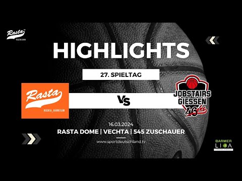 Highlights: RASTA Vechta II - JobStairs GIESSEN 46ers 88:89 (16.3.24)