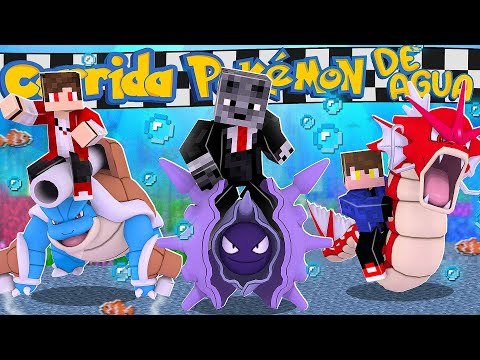 Biggest Mega Pokémon Level 100 Water Race in Minecraft Pixelmon!