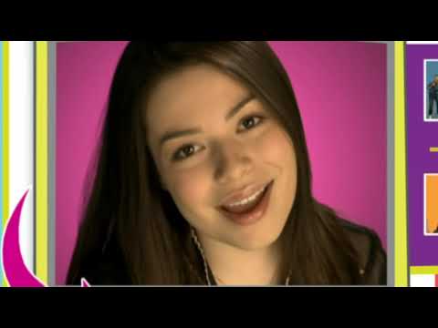 Official iCarly theme video frame: Miranda Cosgrove and Drake Bell performing Leave It All to Me