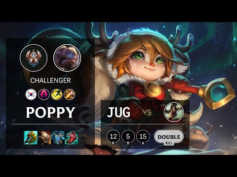 Poppy Jungle vs Nidalee - KR Challenger Patch 11.5