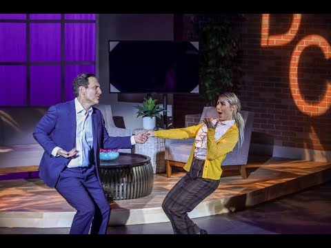 Robert Krantz and Emma Slater dancing in a scene from A Marriage Made in Heaven