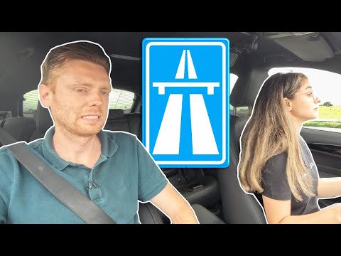 Obstacle on the merge lane during practical exam!