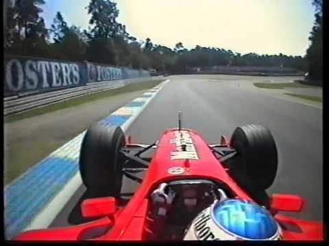 2001 Germany Pre-Race: Barrichello Onboard Lap Hockenheim