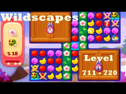 Wildscapes Level 711 - 720 HD Walkthrough | Gameplay | 3 - match game | ios | android | pc | app
