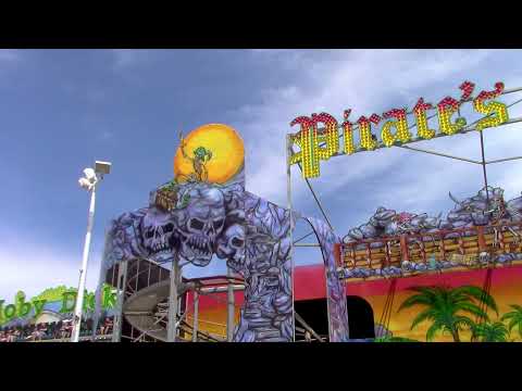 Off-ride footage of a Pirates Hideaway train