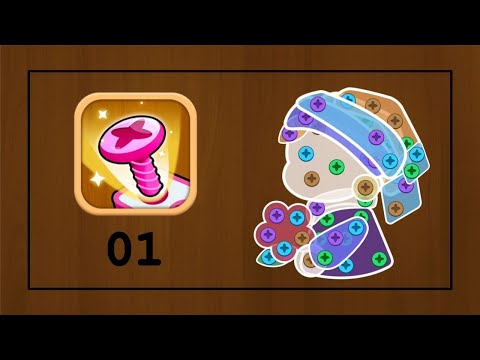 Woodle Screw Jam: Nuts & Bolts | Gameplay s.01 | All Levels 1-10 - YouTube