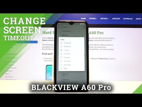 How to Customize Screen Timeout in BLACKVIEW A60 Pro – Change Screen Timeout