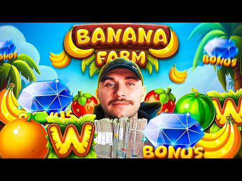 SPAMMING $15,000 BONUS BUYS ON THE *NEW* BANANA FARM!! (MAX BET)