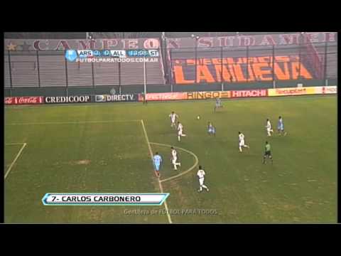 Gol de Carbonero. Arsenal 3 - All Boys 0. Fecha 19. Torneo Final 2013. FPT