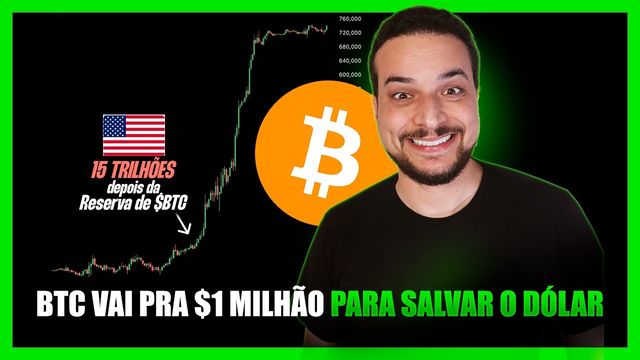 BITCOIN $1 MILHÃO EM 2 ANOS? ESSE Ė O PLANO DOS EUA PARA SALVAR O DÓLAR!