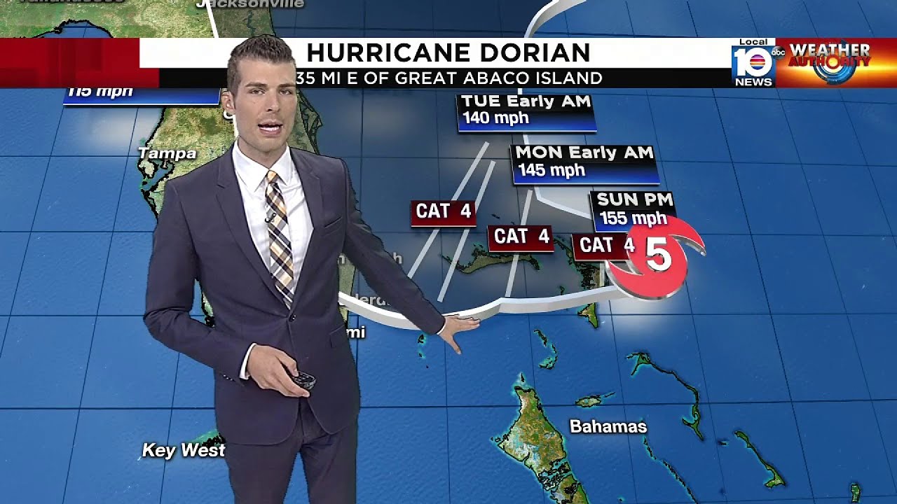 Hurricane Dorian 8 a.m. advisory Sept. 1