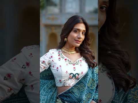 Peacock Traditional Khadi Cotton Embroidered Lehenga Set with Printed Gaji Silk Dupatta & Tassels