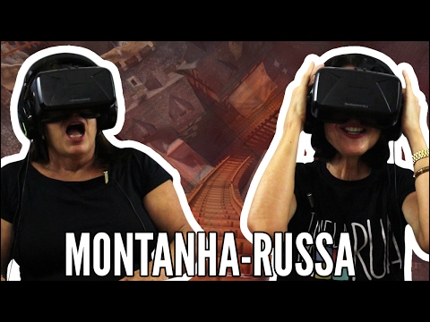 IDOSOS REAGEM A OCULUS RIFT - MONTANHA-RUSSA