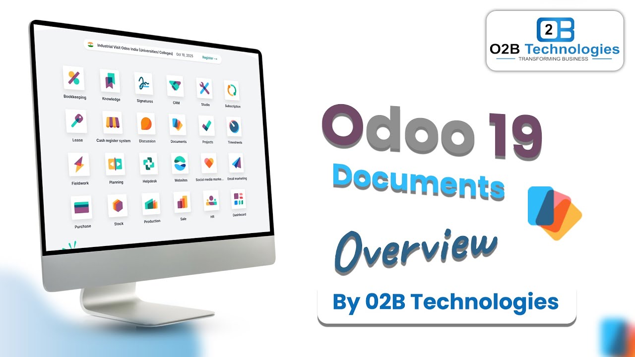 Odoo 19 Documents Module Overview | AI Document Management | O2B Technologies