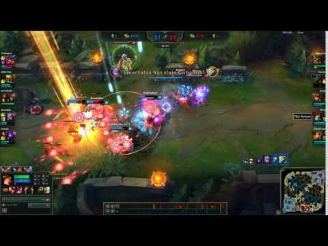 League of Legends Miss Fortune press R for win