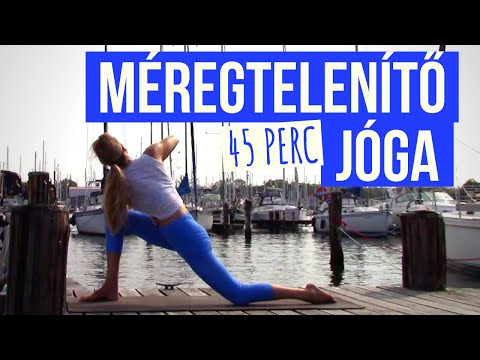 Méregtelenítő jóga KEZDŐKNEK | 45 perc | Kezdő detox jóga