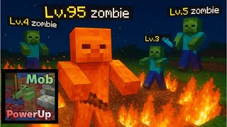 【マイクラ統合版】時間が経つごとにモブが強化される!!自作モブ強化アドオン
