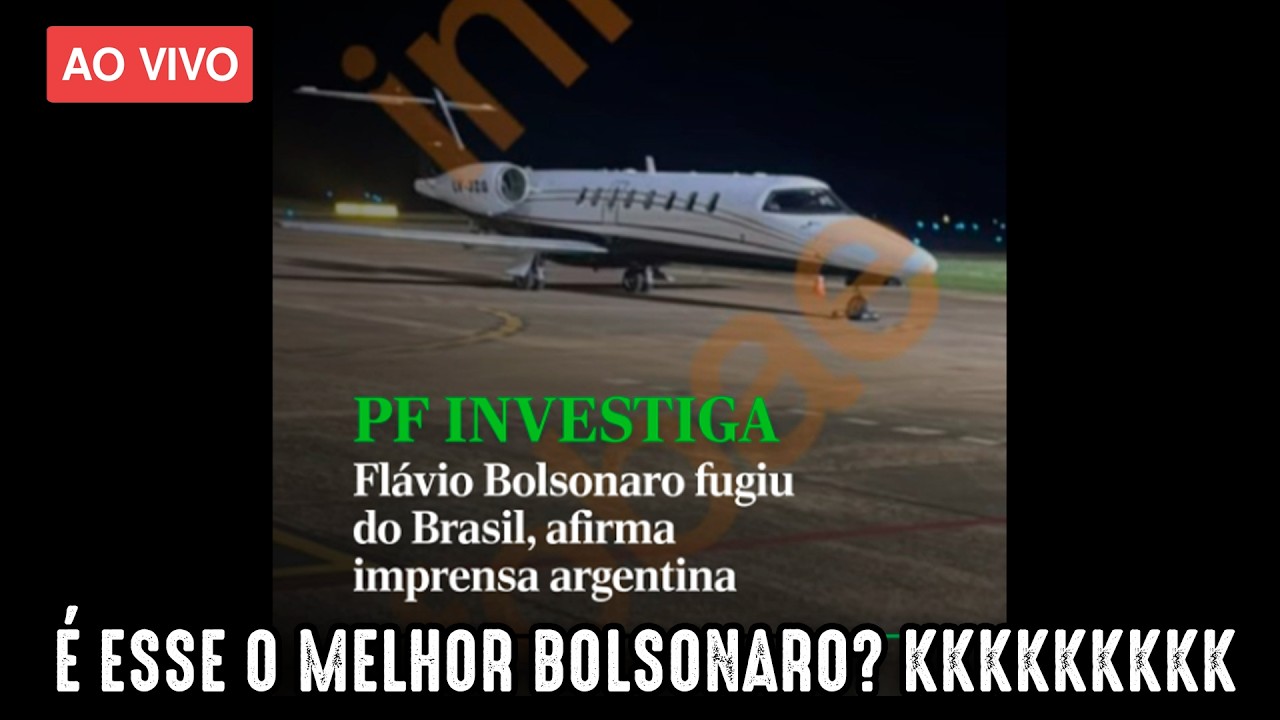 URGENTE: FLÁVIO BOLSONARO FUGIU DO BRASIL?