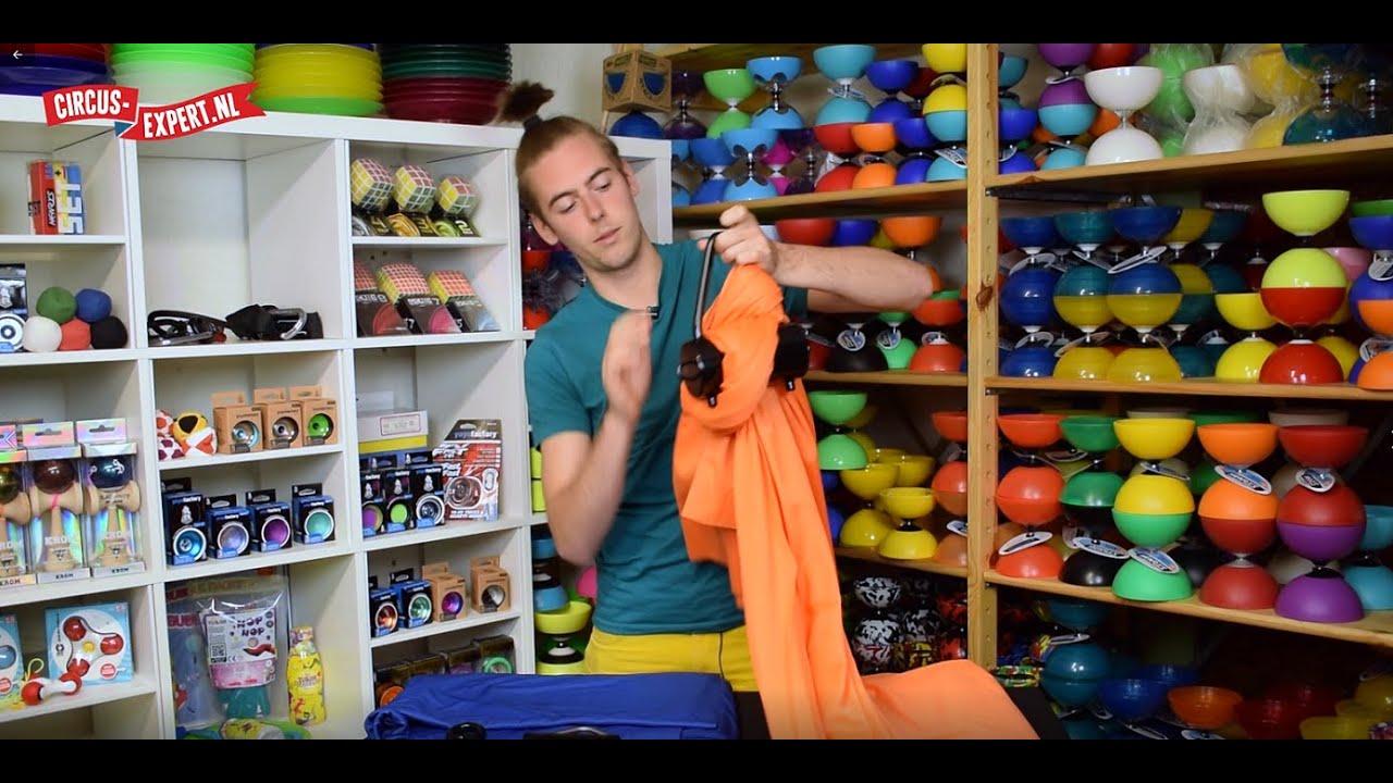 product video Voltige Acrobatiekgordijn - Tissue 8 mtr