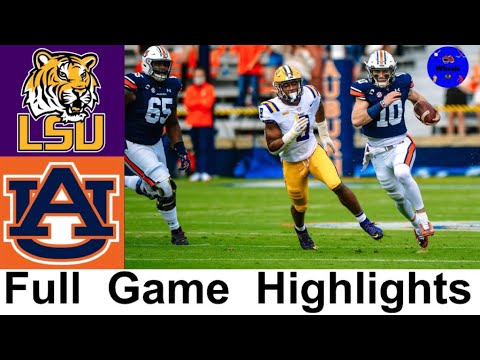 LSU vs Auburn Highlights | College Football Week 9 | 2020 College Football Highlights