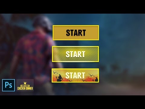 Photoshop Tutorial How to make Button Game in Photoshop Tutorial