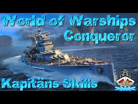 Conqueror richtig skillen! Kapitäns GUIDE in World of Warships