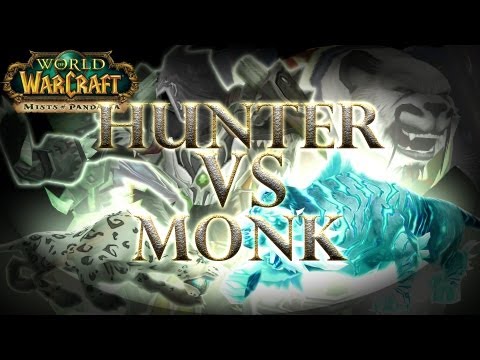 Level 90 Hunter PVP - BM Hunter vs WW Monk - World of Warcraft: Mists of Pandaria Patch 5.2