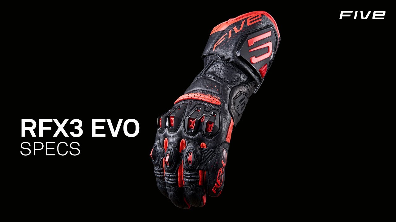 Five RFX3 Evo Gloves - Black / White Video