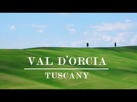 TUSCANY Val D'Orcia | Pienza, Montepulciano, Montalcino [4K scenic travel]