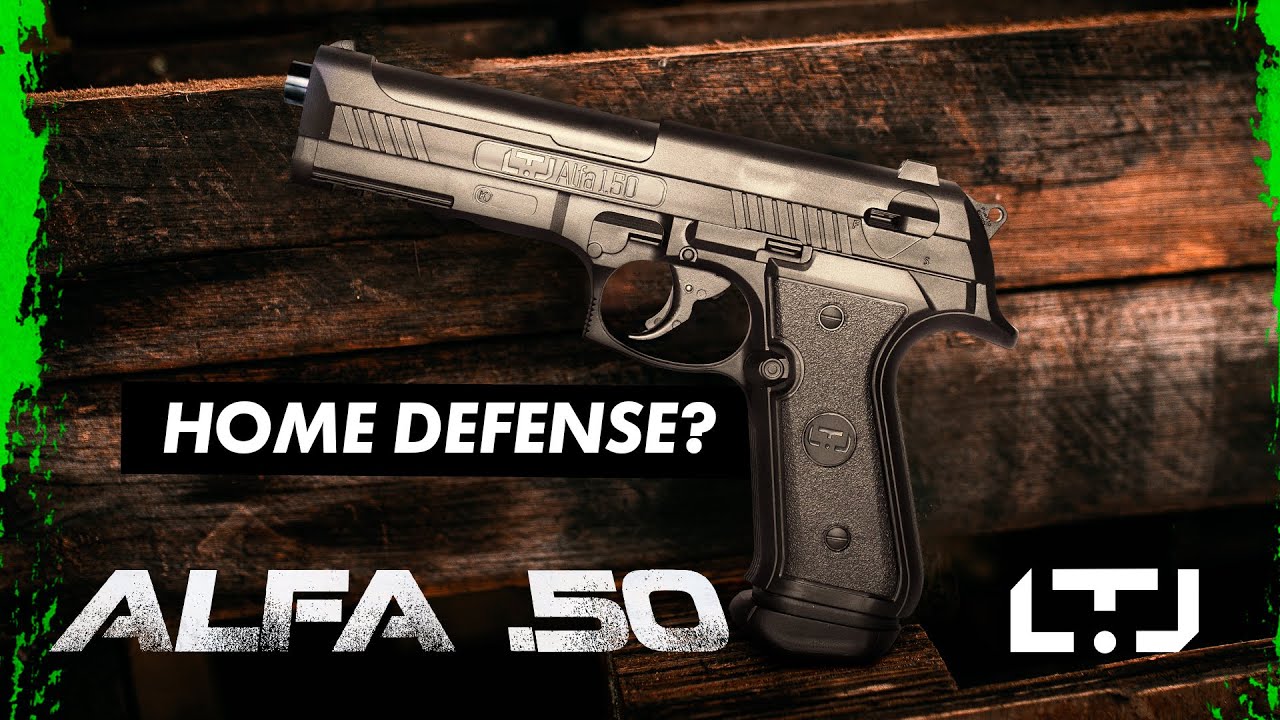 Essa deu medo! A polêmica Pistola HOME DEFENSE .50 Alfa LTL
