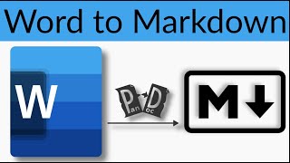 How to Convert a Word Document to Markdown for Free using Pandoc