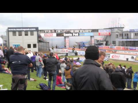 Fire Force 3 jet car at Santa Pod Raceway