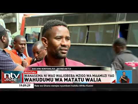 Wahudumu wa matatu wanalalamika kukandamizwa mapato na kutengwa mazungumzo mafuta