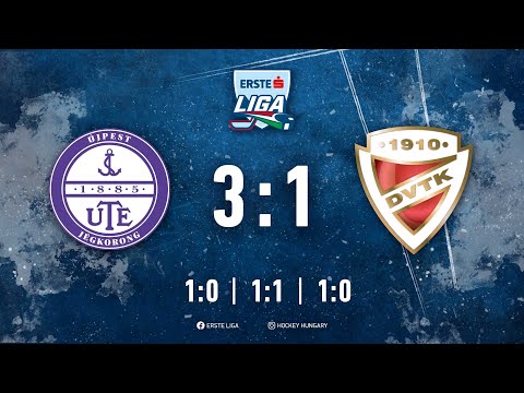 Gólösszefoglaló - EL 88 - UTE - DVTK Jegesmedvék 3:1 20211116