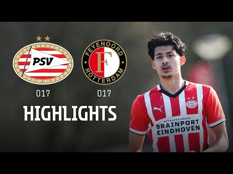 HIGHLIGHTS | PSV O17 beslist duel tegen Feyenoord in de slotfase! ⏰