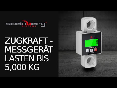 Video - Zugkraftmessgerät - 5000 kg / 1 oder 2 kg - LCD -digital