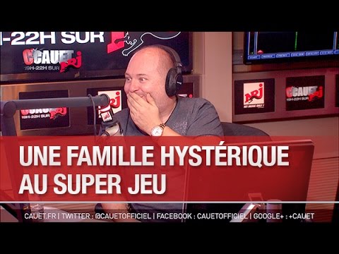 A hysterical family at the Super Jeu - C’Cauet on NRJ