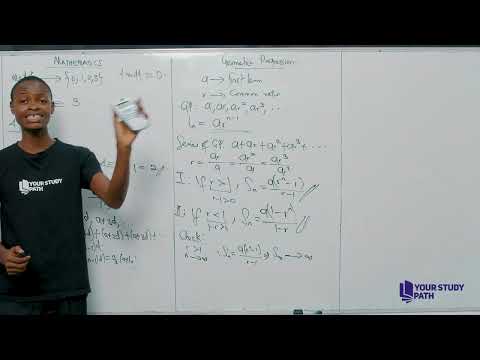 GEOMETRIC PROGRESSION MATHEMATICS 2026 JAMB CLASS TUTORIAL YOUR STUDY PATH