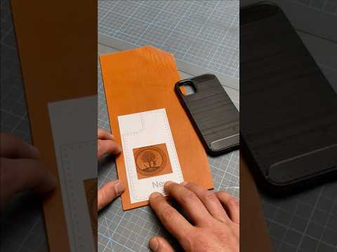 Exclusive Phone Case DIY Leathercraft #Shorts