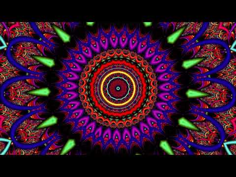 2 HRS of 4K Psychedelic Trance Mandala Visuals W/ Calm Frequency to Manifest Positive Thought