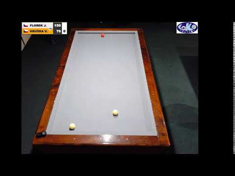 Czech league | Balkline 52/1 | D2 | 2nd round | Josef Florek v Vilém Hruška
