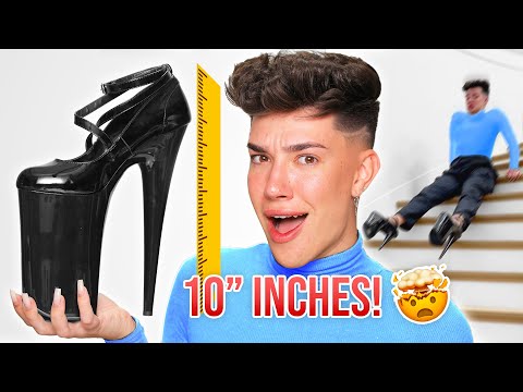 Wearing The World's TALLEST Heels For 24 Hours!