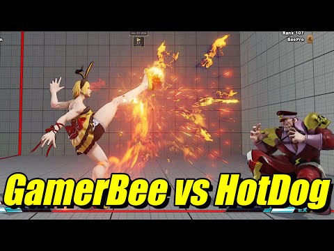 Street Fighter V: Hotdog29 (M. Bison) VS GamerBee (Lucia)