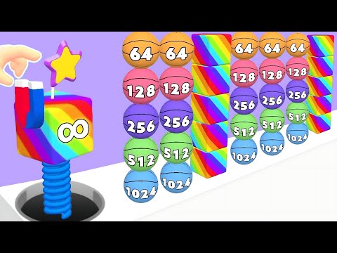 Happy Cubes 2048 - jelly run 2048 🆚 merge watermelon run 2048 Gameplay part #36