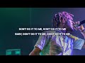 LIL UZI VERT CHILL BAE Lyrics