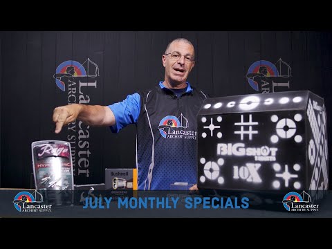 Lancaster Archery Supply July Monthly Specials and New Arrivals