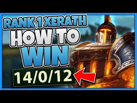 HOW TO 100% NEVER DIE ON XERATH FT. #1 XERATH WORLD (PERFECT KDA ALWAYS) - League of Legends