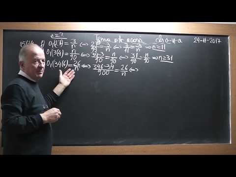 1/2 1642 Clasa 6 - Numere zecimale periodice simple mixte Conditia ca o fractie sa fie numar natural