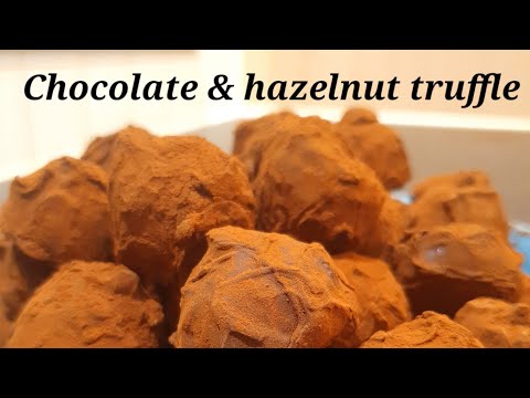 Belgian chocolate & hazelnut truffles recipe | YES YOU CAN!