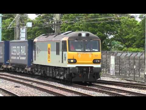 66181/92037 loco change on the Tesco's, 4th June 2012